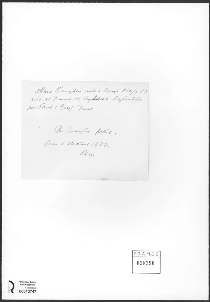 Anonimo, Anonimo , retro