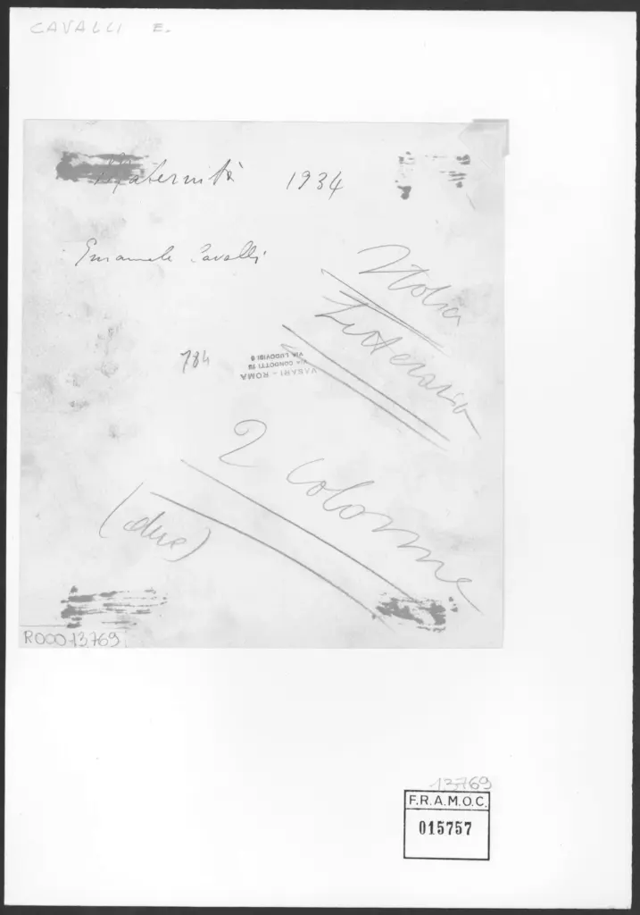 Anonimo, Anonimo , retro