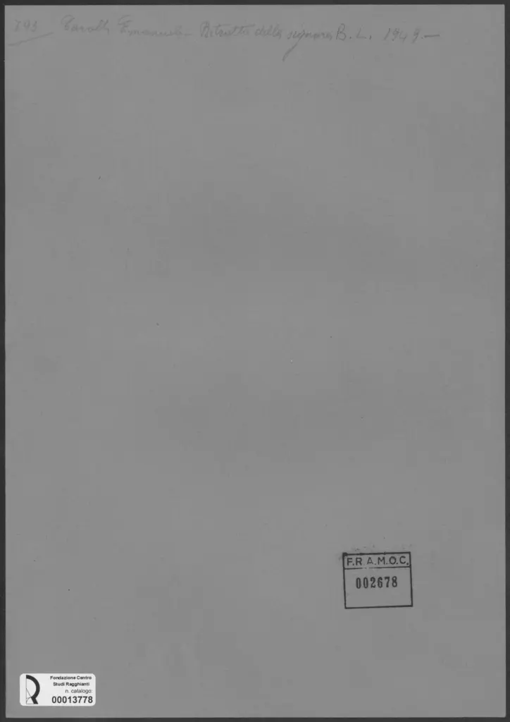 Anonimo, Anonimo , retro