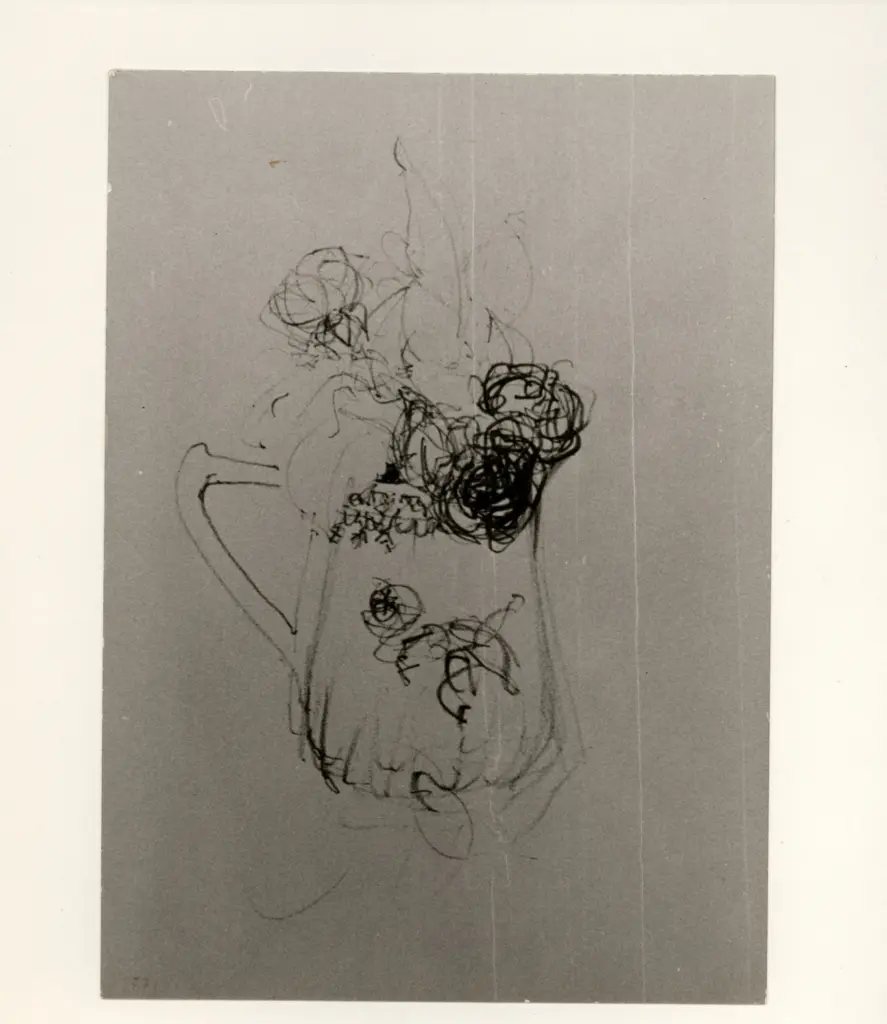 Cazzaniga, Giancarlo , Brocca con fiori -