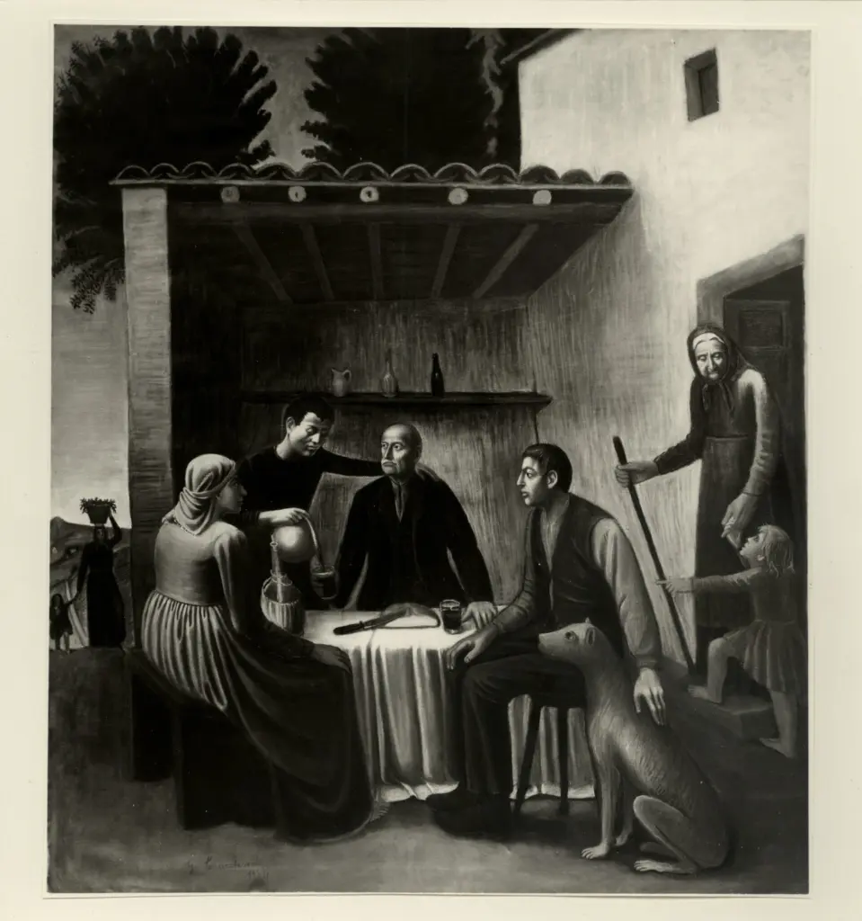 Giacomelli , Ceracchini, Gisberto - sec. XX - Il viandante , fronte