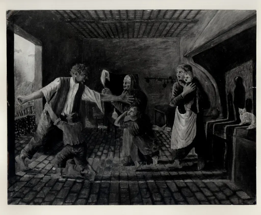 Anonimo , Ceracchini, Gisberto - sec. XX - La discordia , fronte