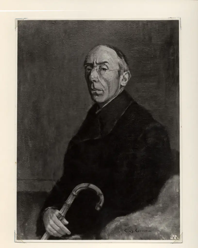 Anonimo , Cerrina, Giuseppe - sec. XX - Autoritratto , fronte