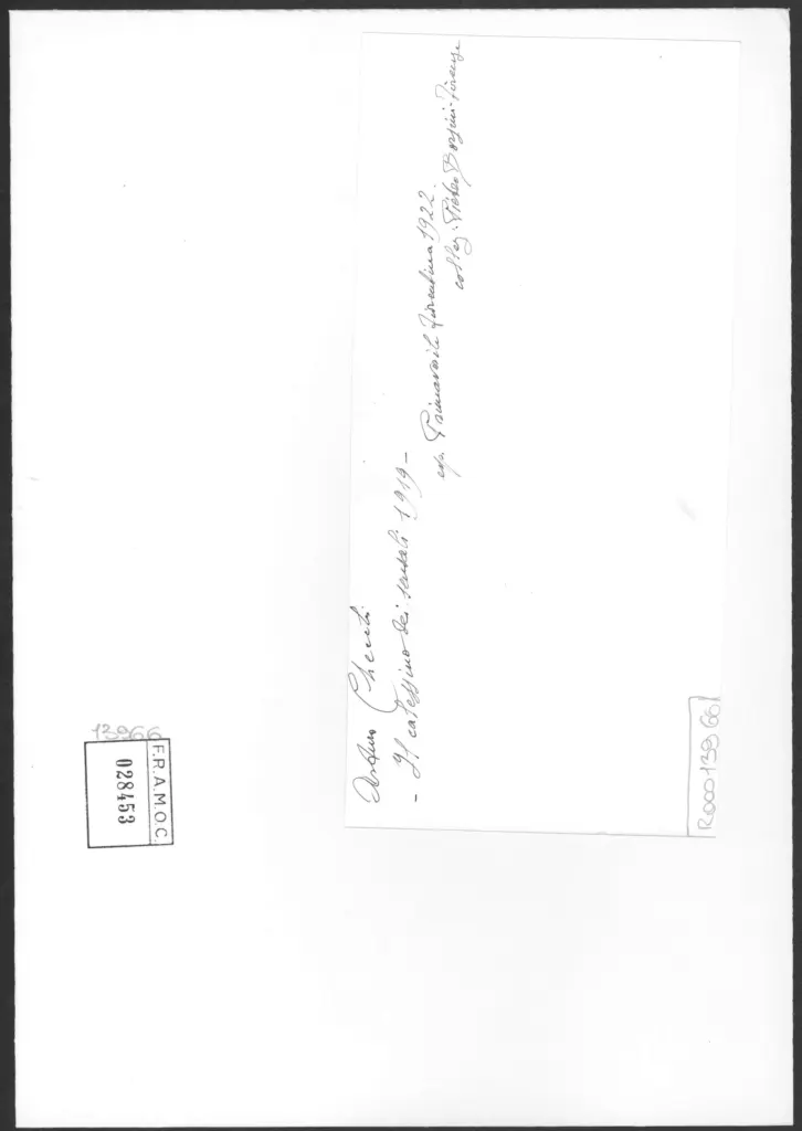 Checchi, Arturo - sec. XX - , retro