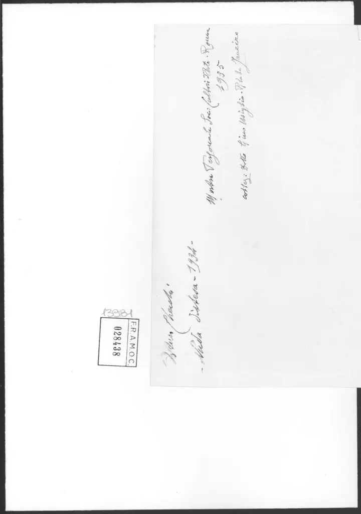 Anonimo , Checchi, Arturo - sec. XX - Nuda distesa , retro