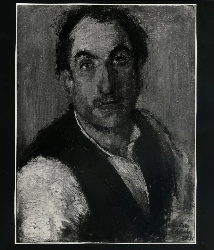 Anonimo , Checchi, Arturo - sec. XX - Autoritratto , fronte