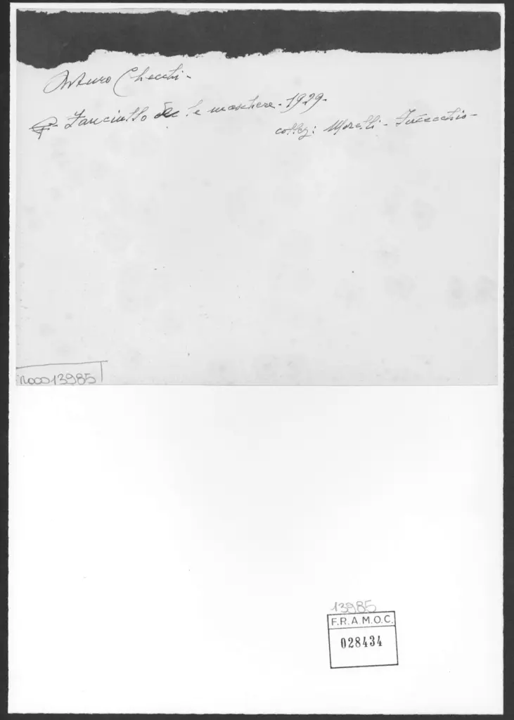 Checchi, Arturo - sec. XX , retro