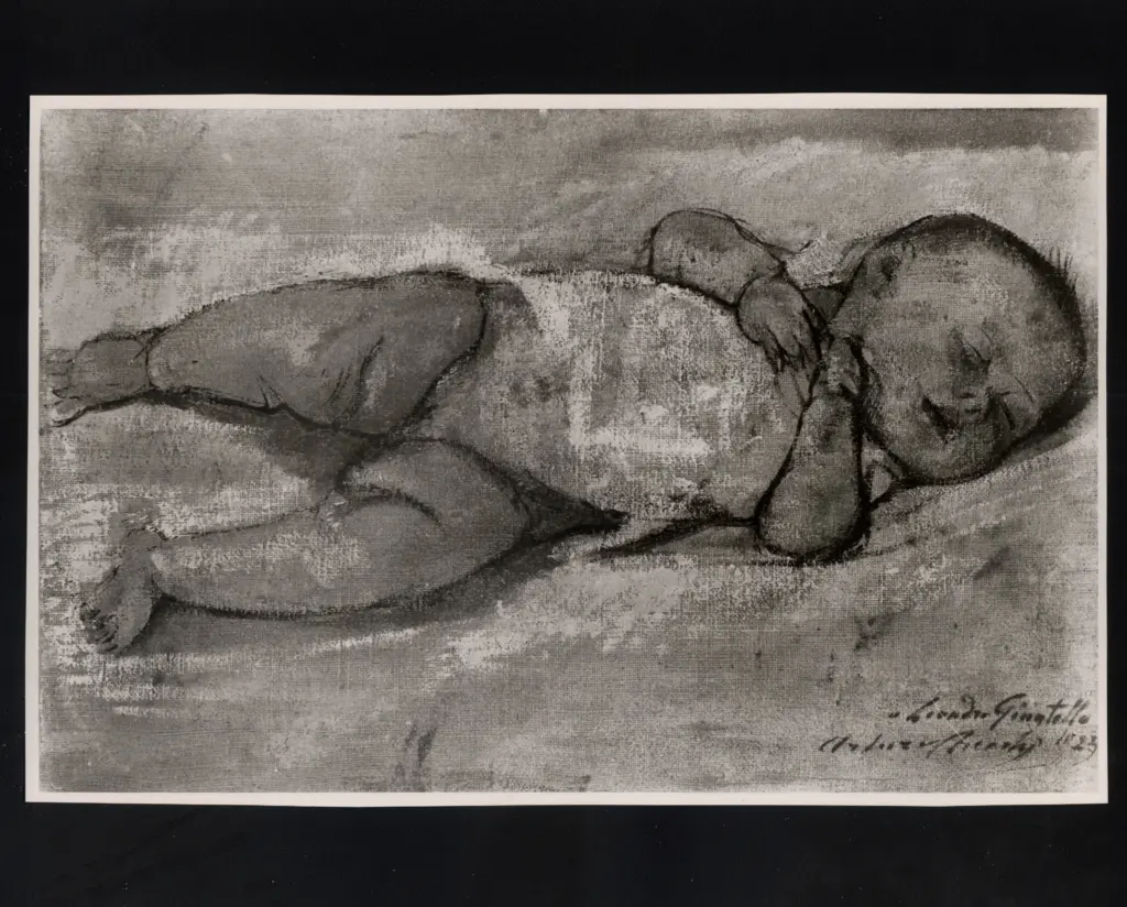 Checchi, Arturo , Putto dormiente