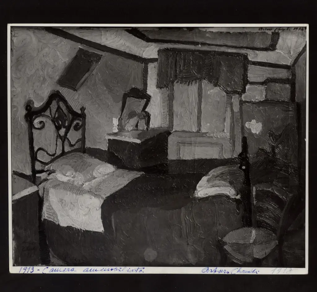 Anonimo , Checchi, Arturo - sec. XX - La camera ammobiliata , fronte
