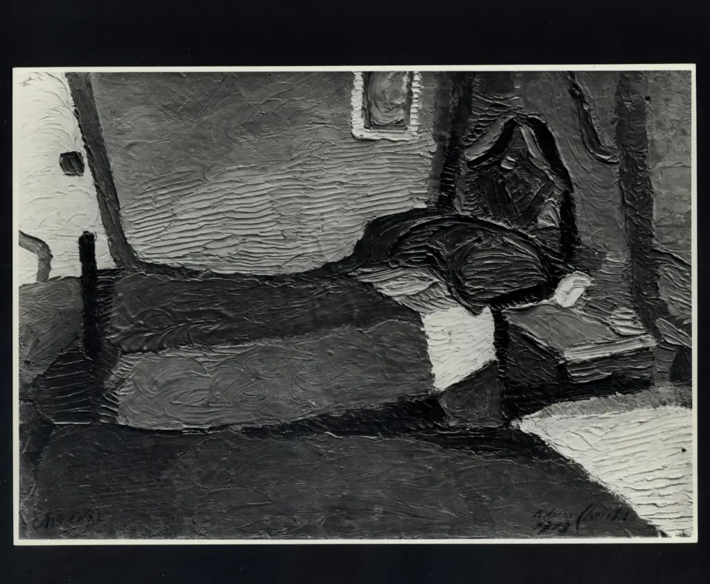 Anonimo , Checchi, Arturo - sec. XX - I due letti , fronte