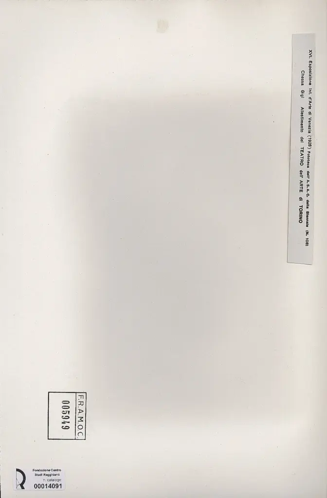 Anonimo, Anonimo , retro