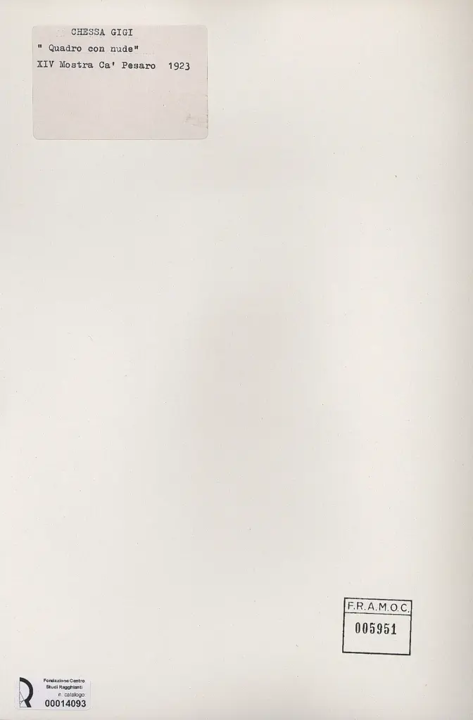 Anonimo, Anonimo , retro