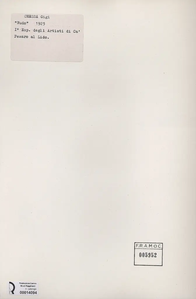 Anonimo, Anonimo , retro