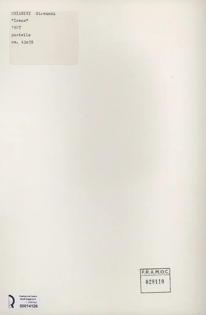 Anonimo, Anonimo , retro