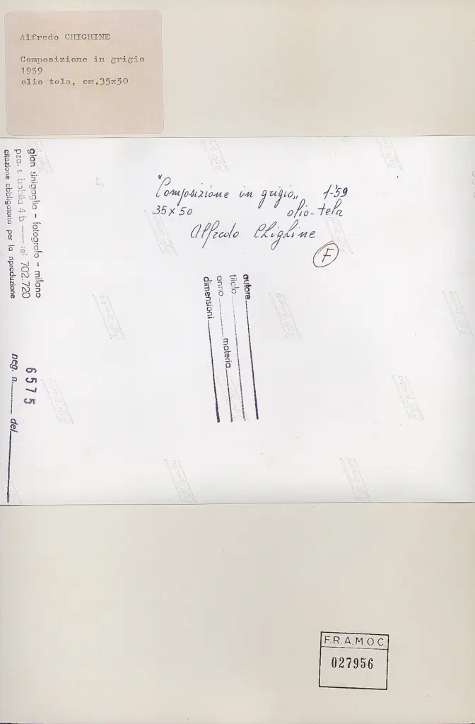 Sinigaglia, Gian , retro