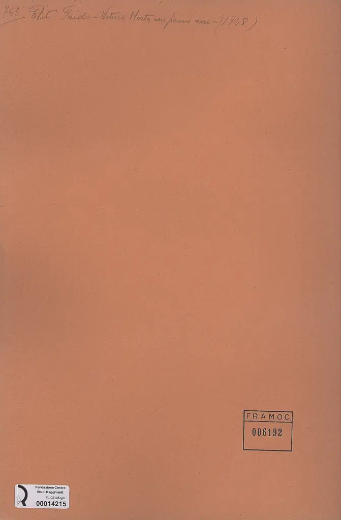 Anonimo, Anonimo , retro