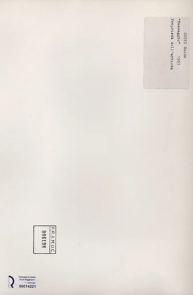 Anonimo, Anonimo , retro