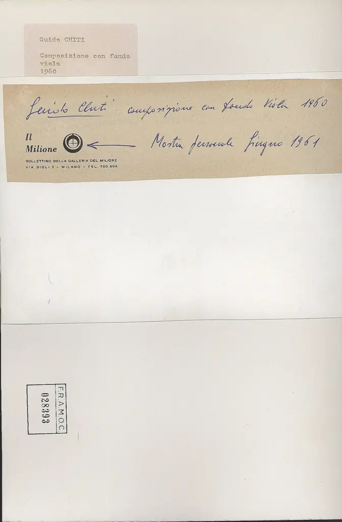 Anonimo, Anonimo , retro