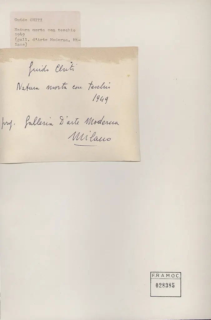 Anonimo , Chiti, Guido - sec. XX , retro