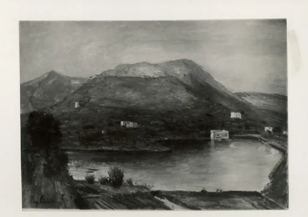 Lembo, Ferdinando , Ciardo, Vincenzo - sec. XX - Lago Lucrino , fronte