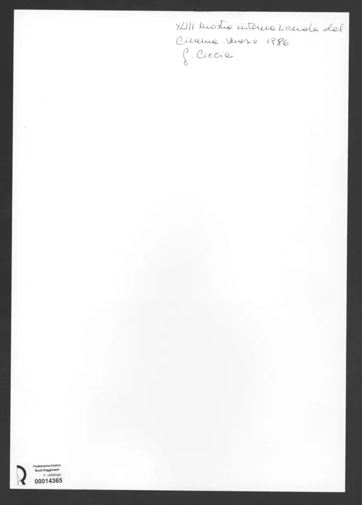 Ciccia, G. - - , retro