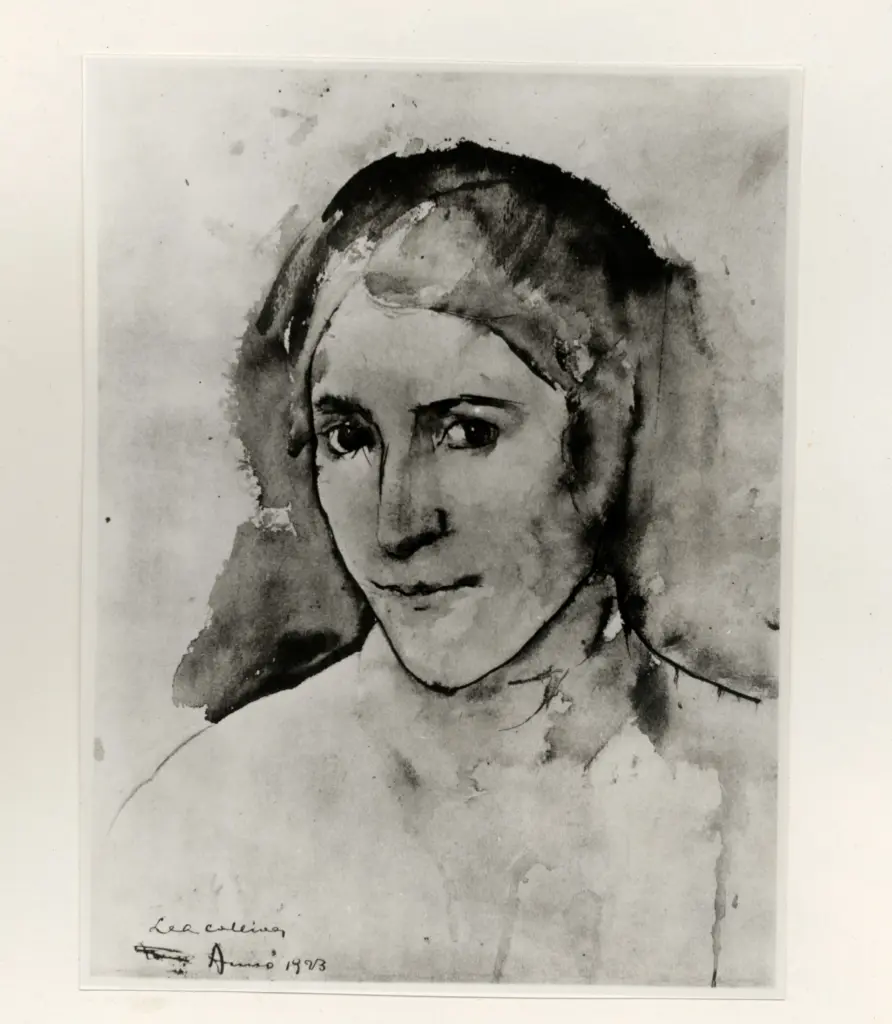 Anonimo , Colliva, Lea - sec. XX - Autoritratto , fronte