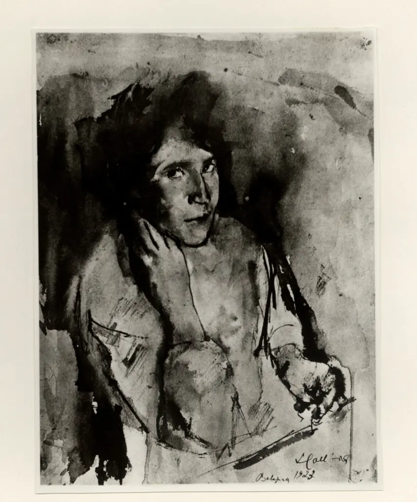 Anonimo , Colliva, Lea - sec. XX - Autoritratto , fronte