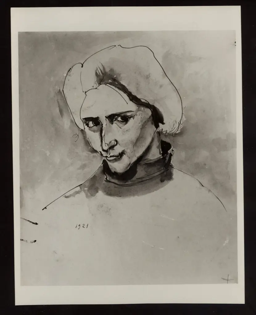 Anonimo , Colliva, Lea - sec. XX - Autoritratto , fronte