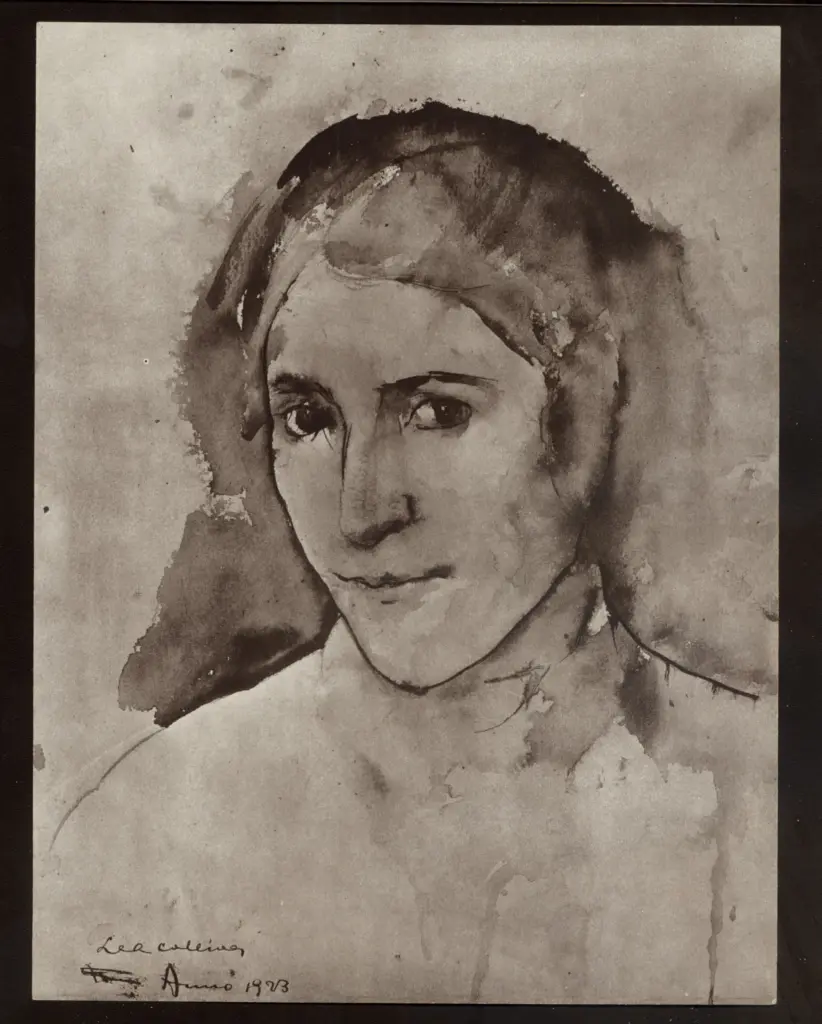 Anonimo , Colliva, Lea - sec. XX - Autoritratto , fronte