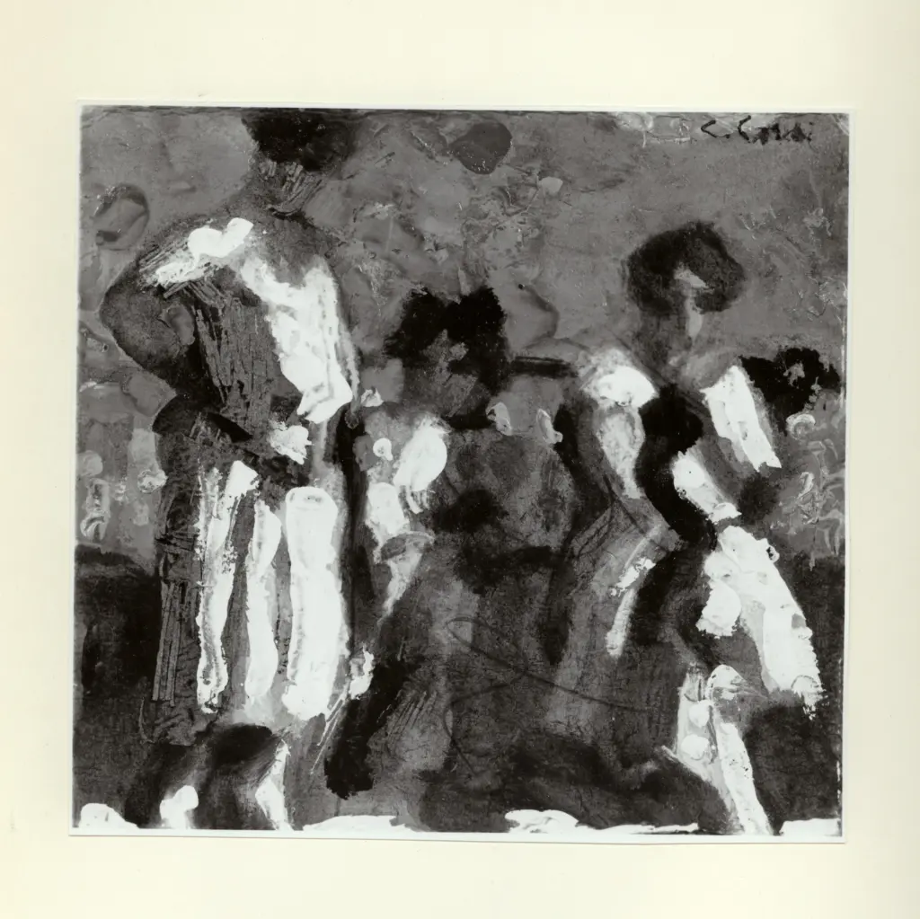 Corsi, Carlo , Tre figure al sole