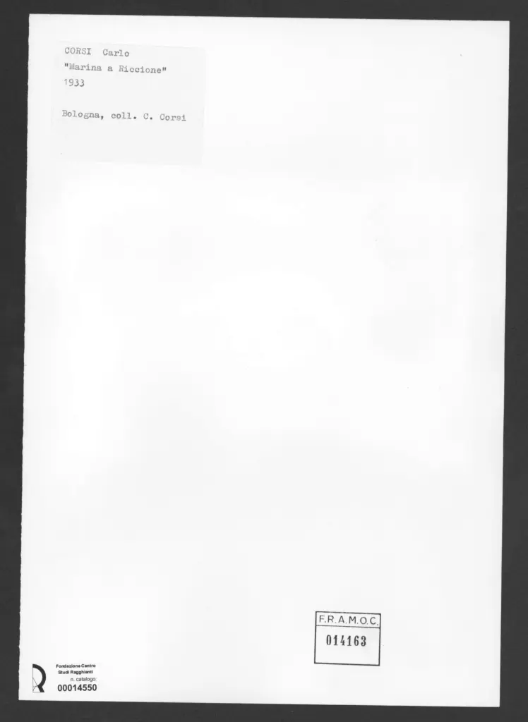 Corsi, Carlo - sec. XX -