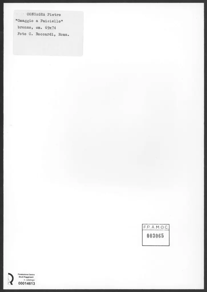 Boccardi, Cosimo , retro