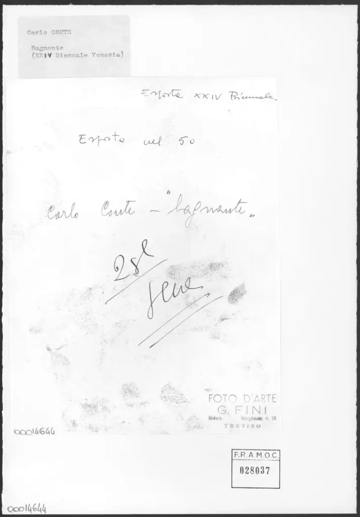 Fini, Giuseppe , retro