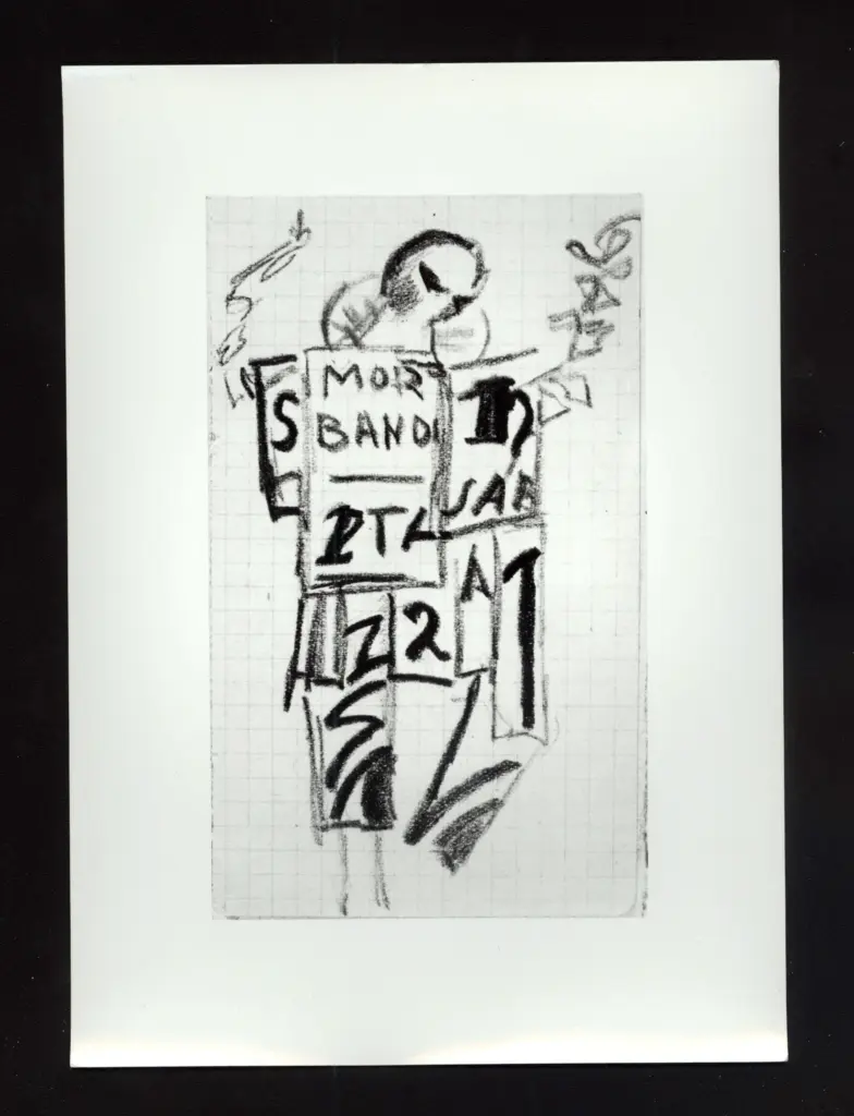 Anonimo , Conti, Primo - sec. XX - Disegno , fronte