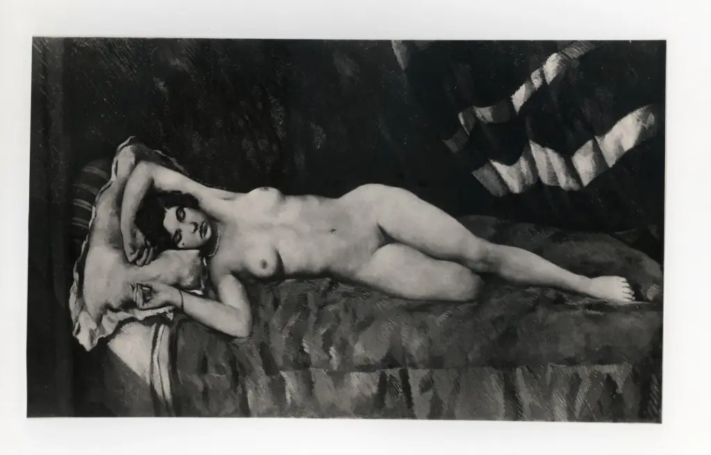 Anonimo , Conti, Primo - sec. XX - Nudo , fronte