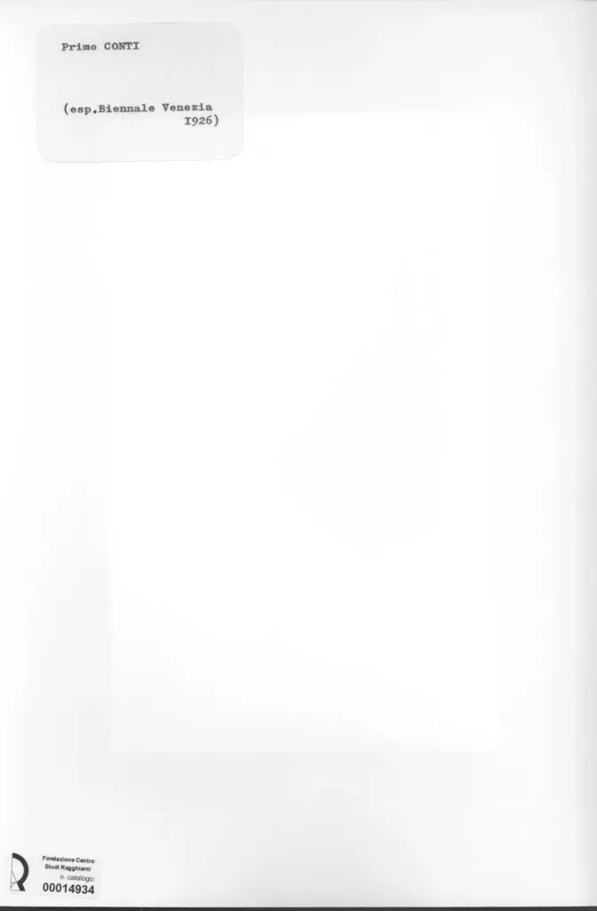 Anonimo , Conti, Primo - sec. XX - Nudo , retro