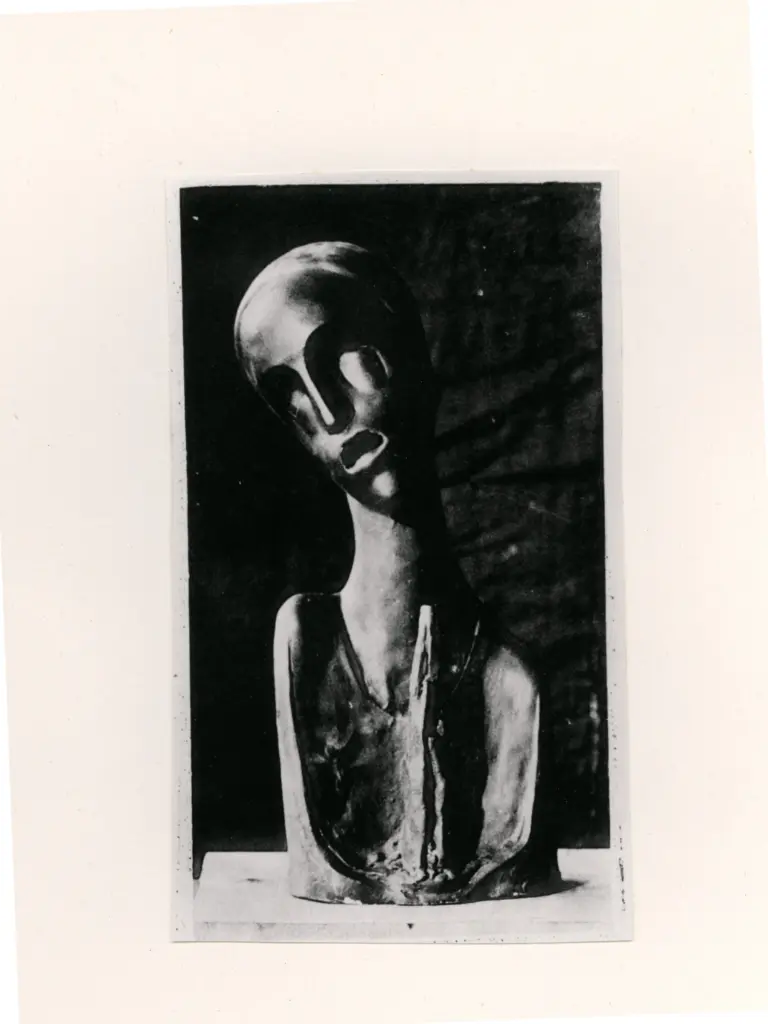 Anonimo , Corigliano, Carmen - sec. XX - Vergine orante , fronte