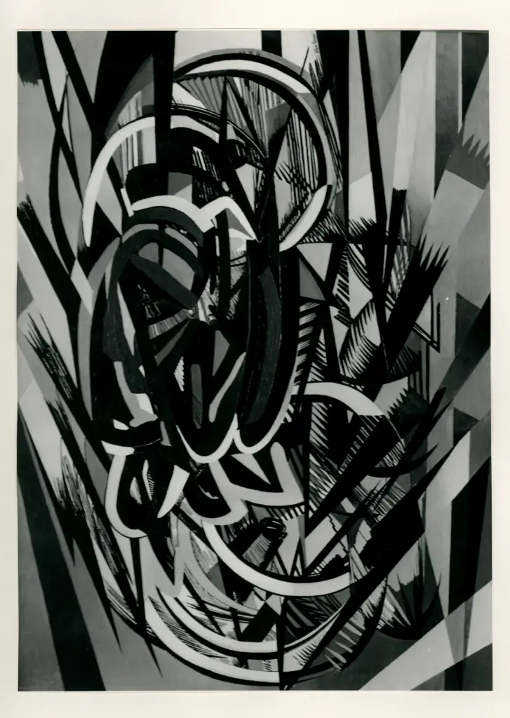 Savio, Oscar , Corona, Vittorio - sec. XX - Motociclista in velocit&agrave;