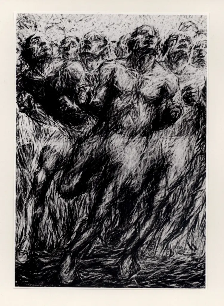 Cominetti, Giuseppe - sec. XX - Podisti al traguardo , fronte