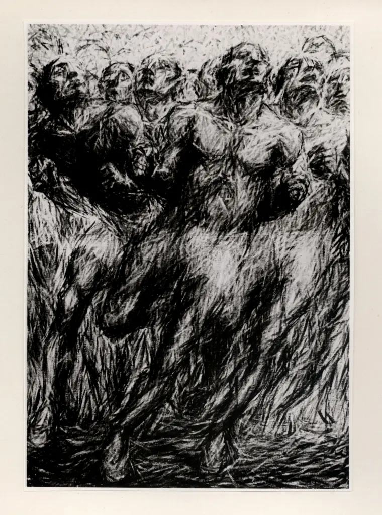 Cominetti, Giuseppe , Podisti al traguardo