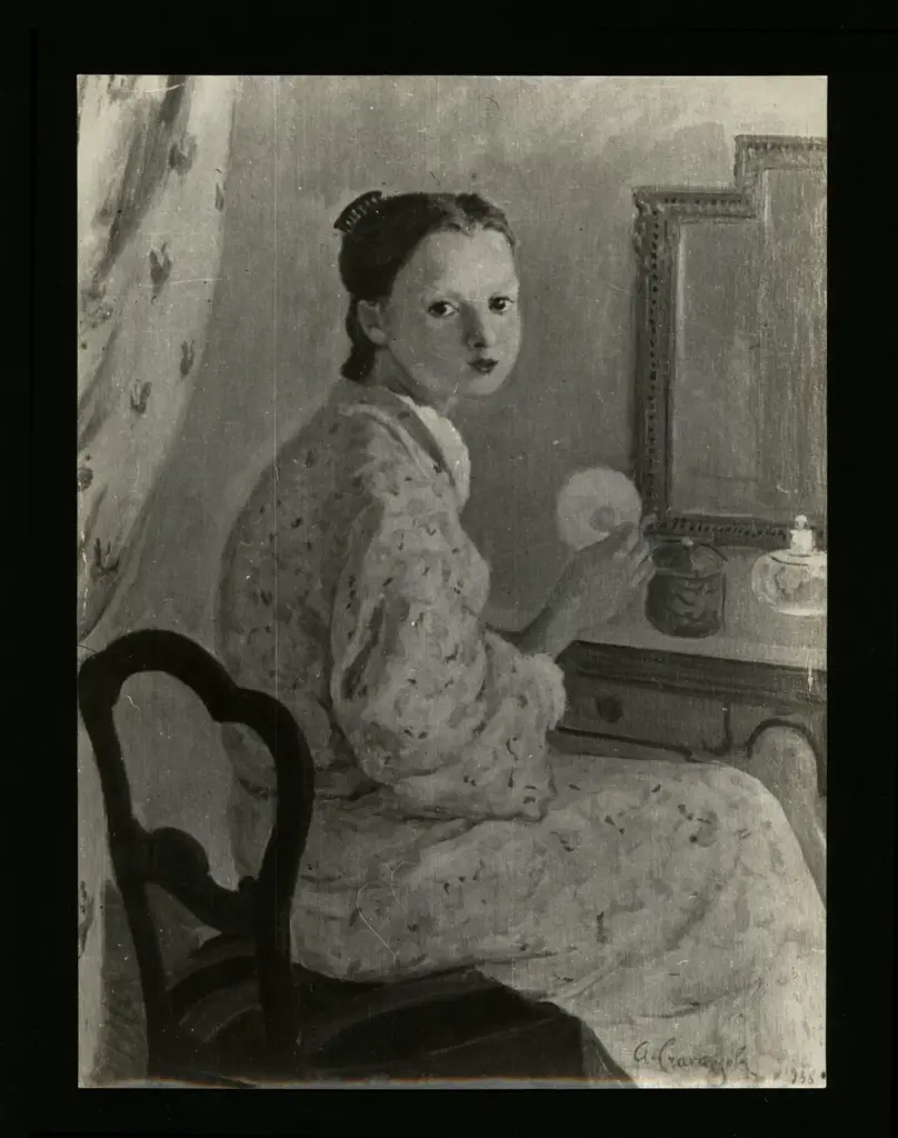 Anonimo , Cravangola, Alberto - sec. XX - Toeletta , fronte