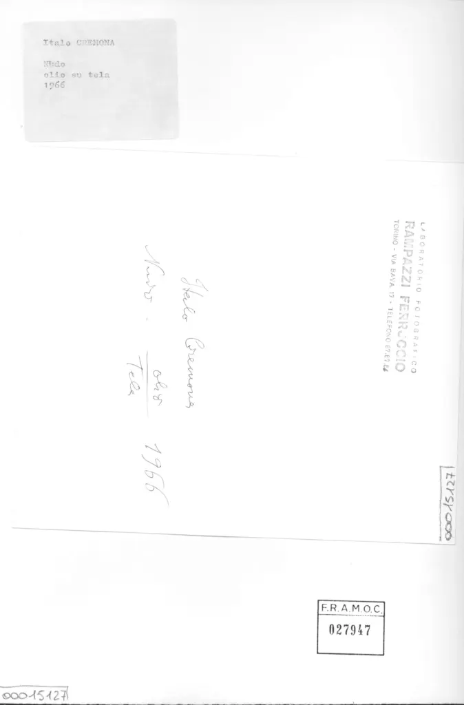 Rampazzi, Ferruccio , retro