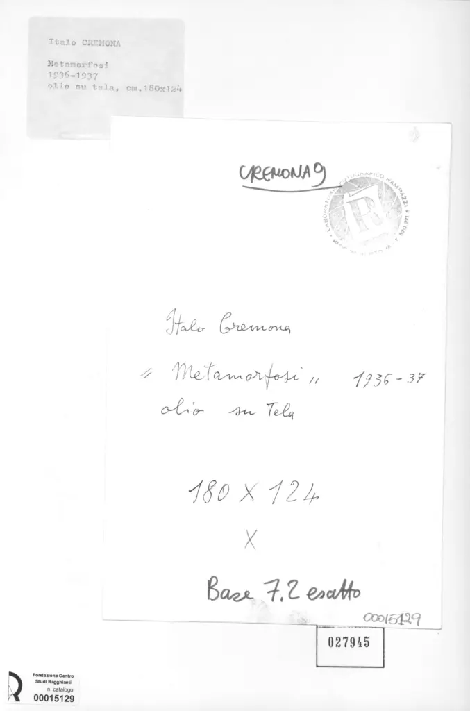 Rampazzi, Ferruccio , retro