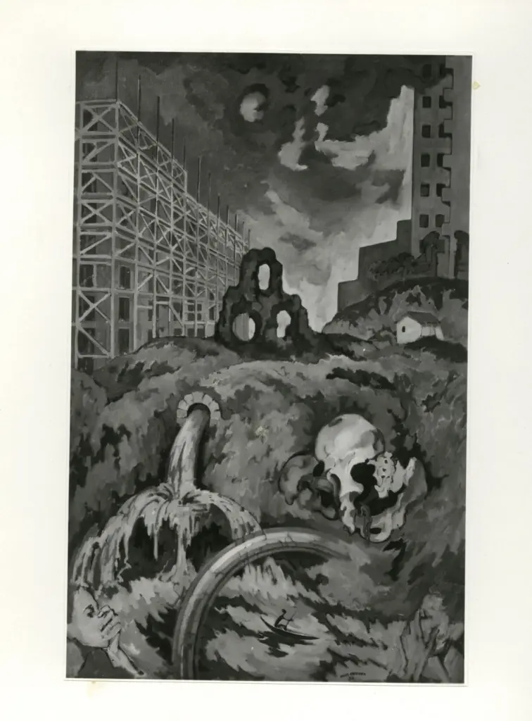 Giacomelli , Cremona, Italo - sec. XX - Il progresso , fronte