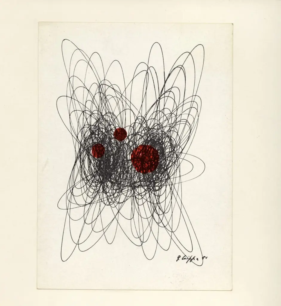 Crippa, Roberto , Momento in rosso e nero -