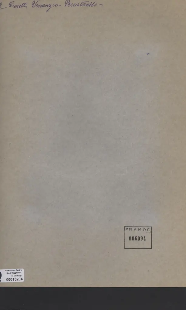 Anonimo, Anonimo , retro