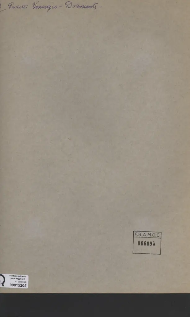 Anonimo, Anonimo , retro