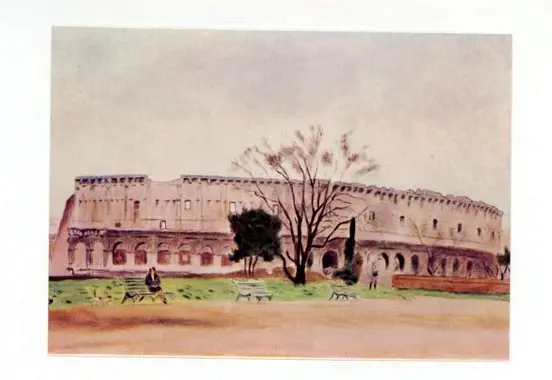 Cugurra, Nazareno , Veduta del Colosseo (particolare) -