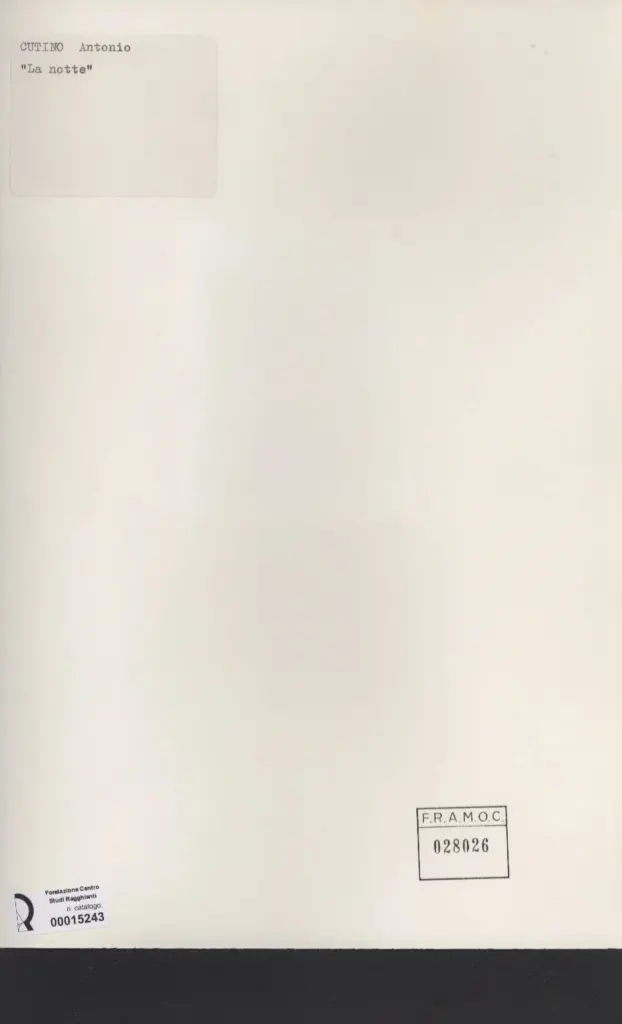 Anonimo, Anonimo , retro