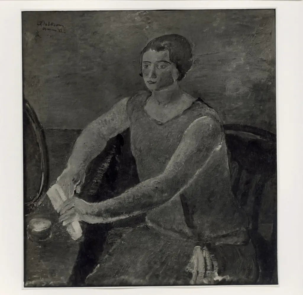 Dal Bon, Angelo , Signora allo specchio